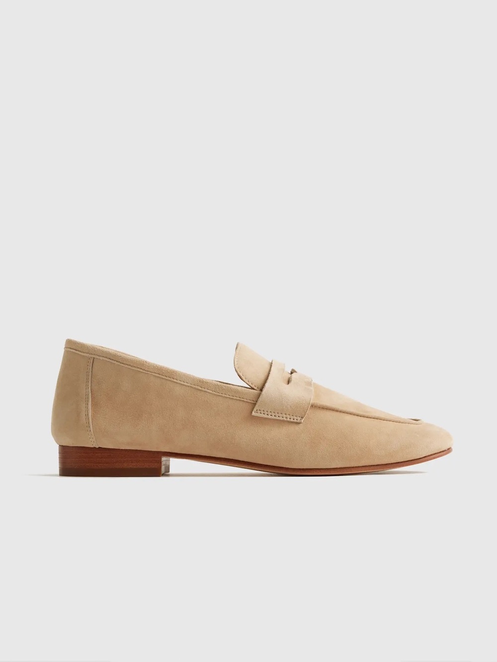Quince Italian suede penny loafer - Picture 2 of 8